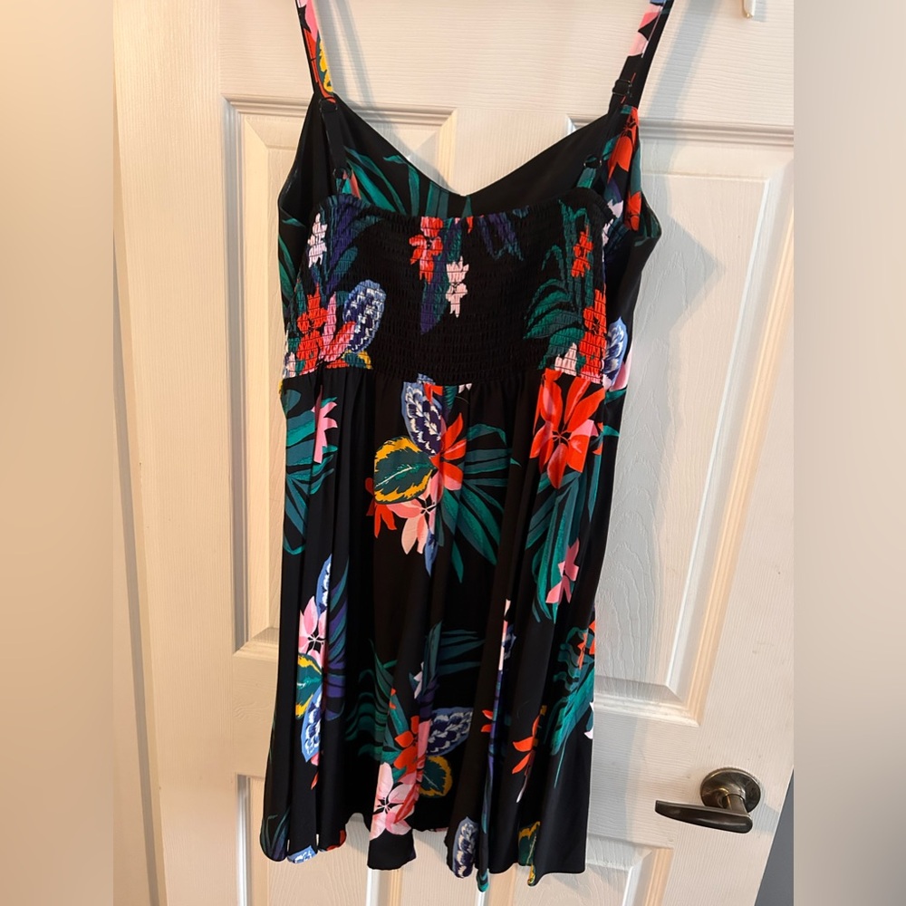 Old Navi tropical print cami dress - size XL